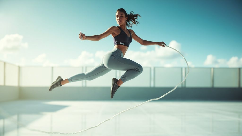 corde à sauter: cardio rapide et perte de graisse en 15 min